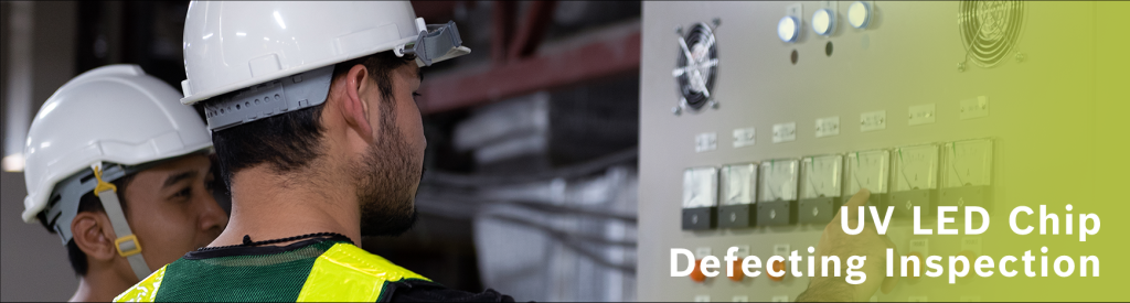 uv led chip defecting inspection
